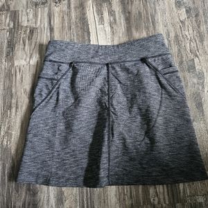 Athleta Gray Skort with Pockets, Size S